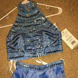 Sky blue Sherri Hill dress